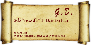 Gönczöl Daniella névjegykártya