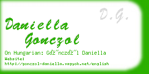 daniella gonczol business card